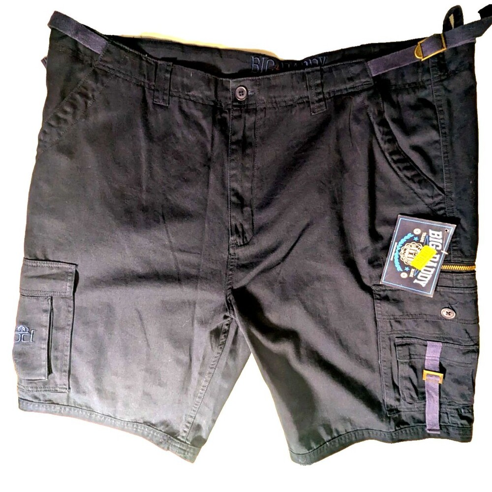 Big Daddy Live Large Navy Blue Cargo Shorts Men's Big & Tall Waist Size 44W